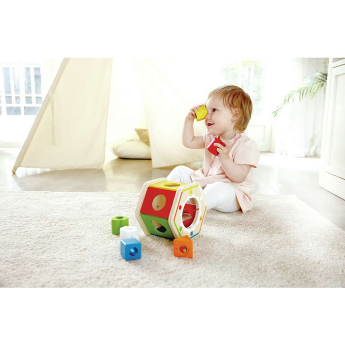 彩色分類積木盒-HAPE-Eurekakids