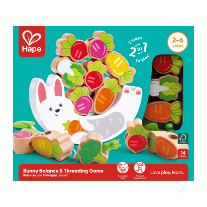 兔子平衡穿線遊戲-Hape-Eurekakids