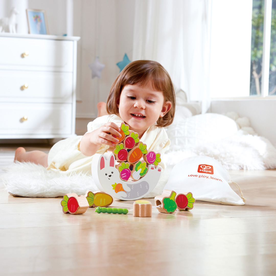 兔子平衡穿線遊戲-Hape-Eurekakids