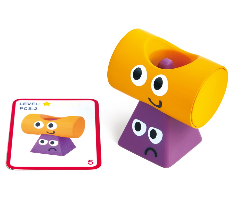 Hape 蒙特梭利幾何疊疊樂 (1-5歲) 