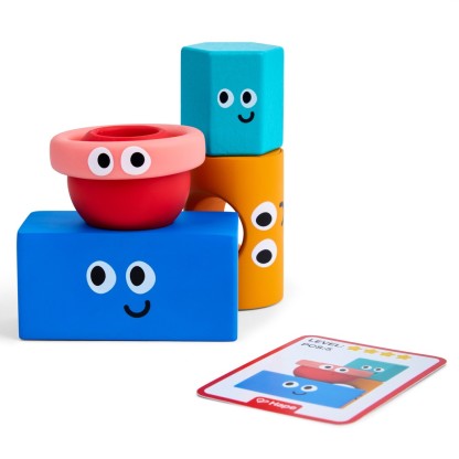 Hape 蒙特梭利幾何疊疊樂 (1-5歲) 