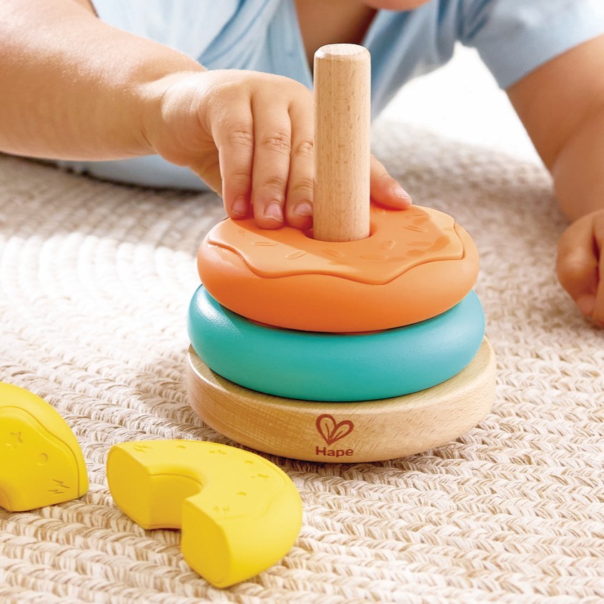Hape 疊疊甜甜圈玩具 (18-48M)