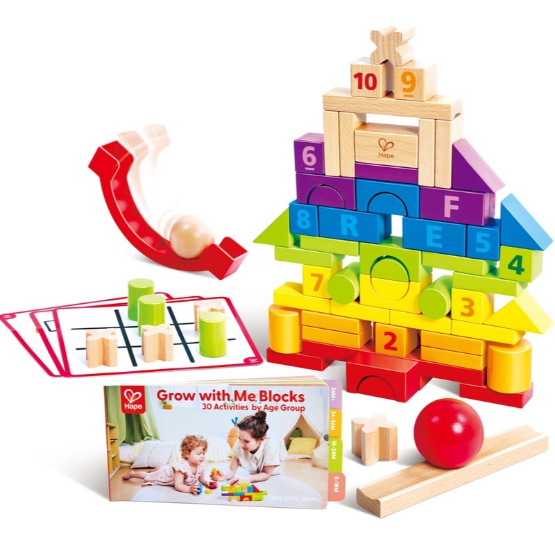 Hape 伴我成長積木套裝 (1–6 歲)