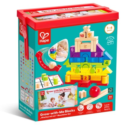 Hape 伴我成長積木套裝 (1–6 歲)