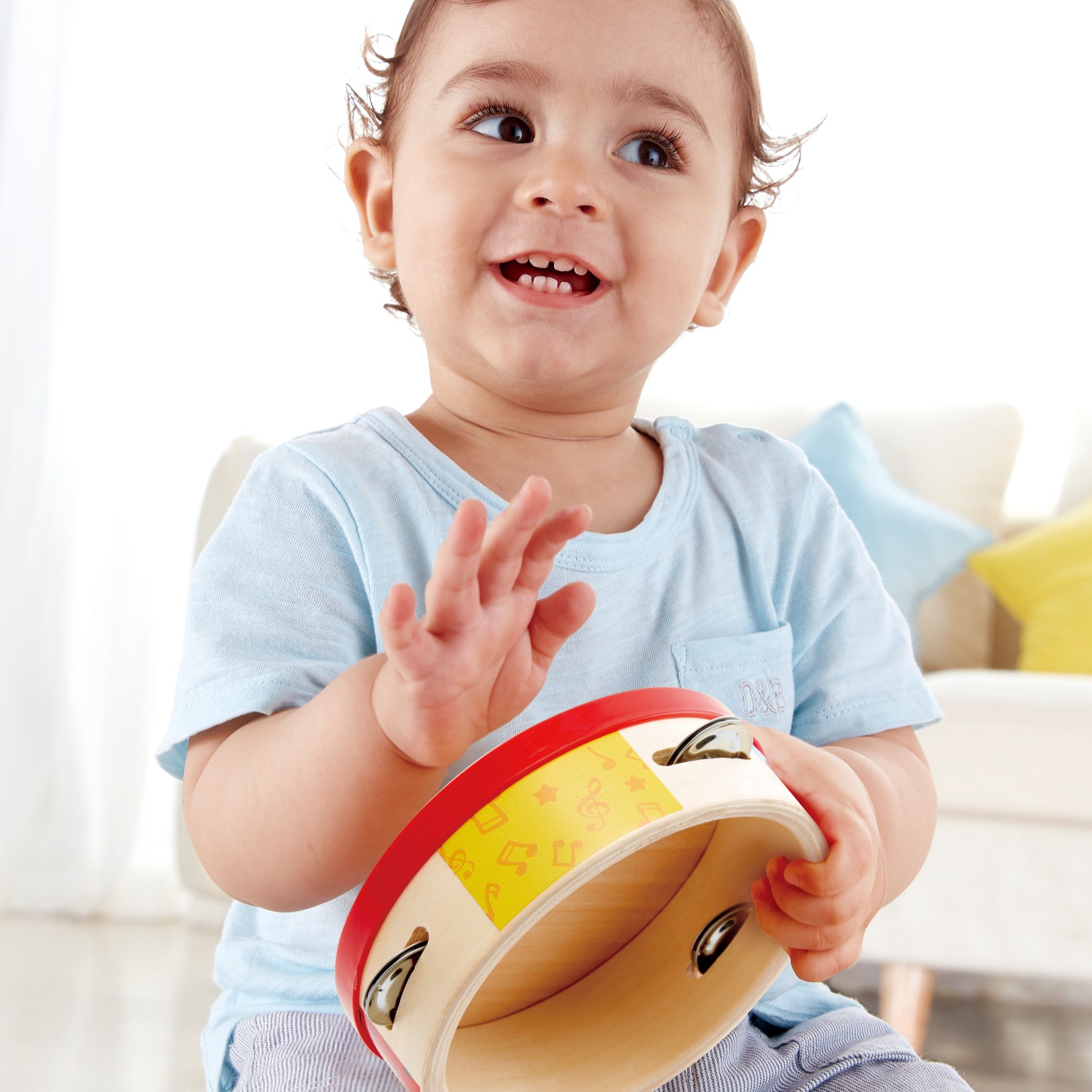 Hape 律動鈴鼓丨發展技能丨感官知覺丨1-2歲