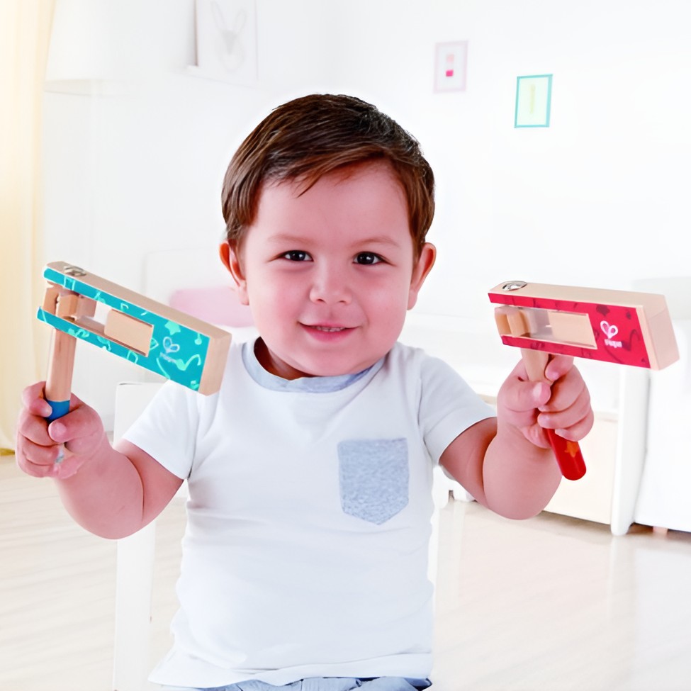 Hape 轉轉響板組合丨發展技能丨感官知覺丨1-2歲 (new)