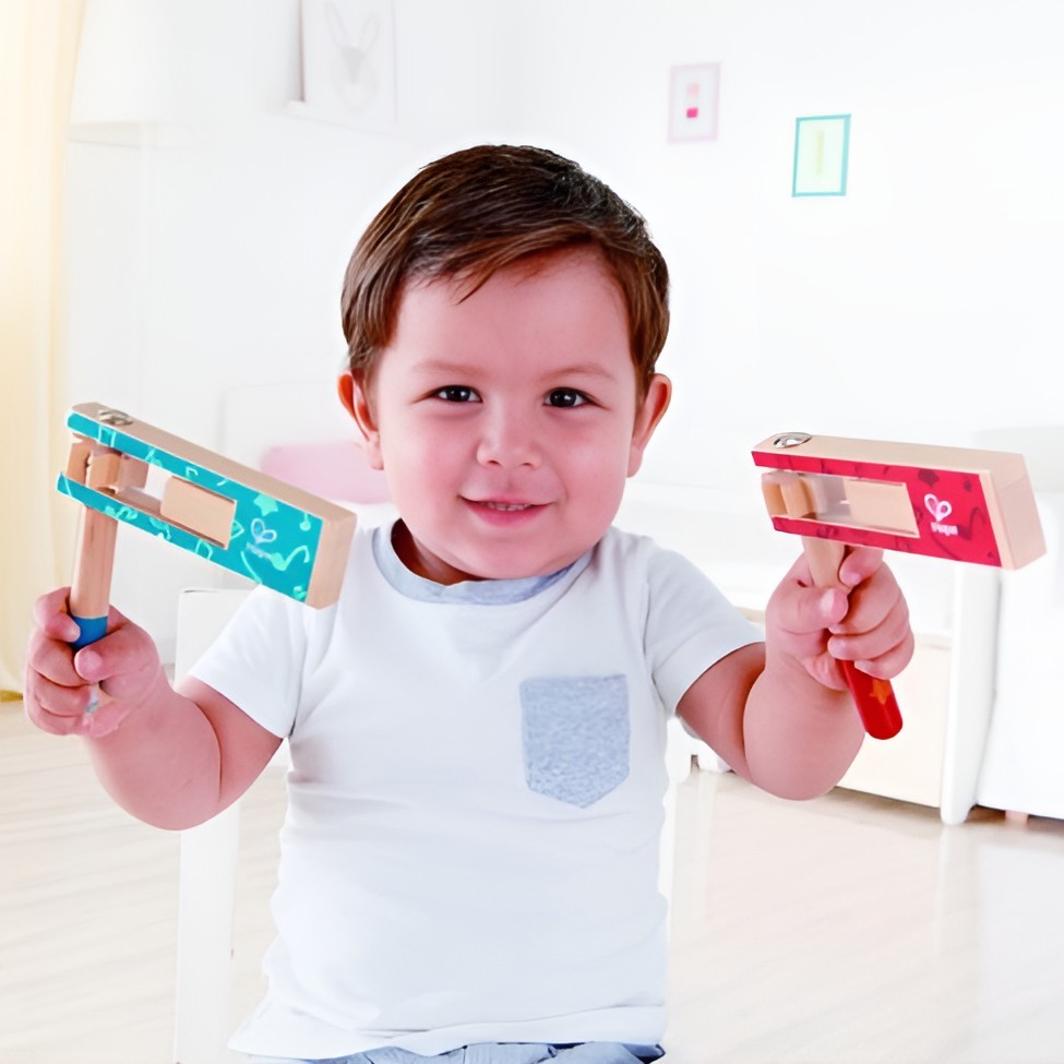 Hape 轉轉響板組合丨發展技能丨感官知覺丨1-2歲 (new)