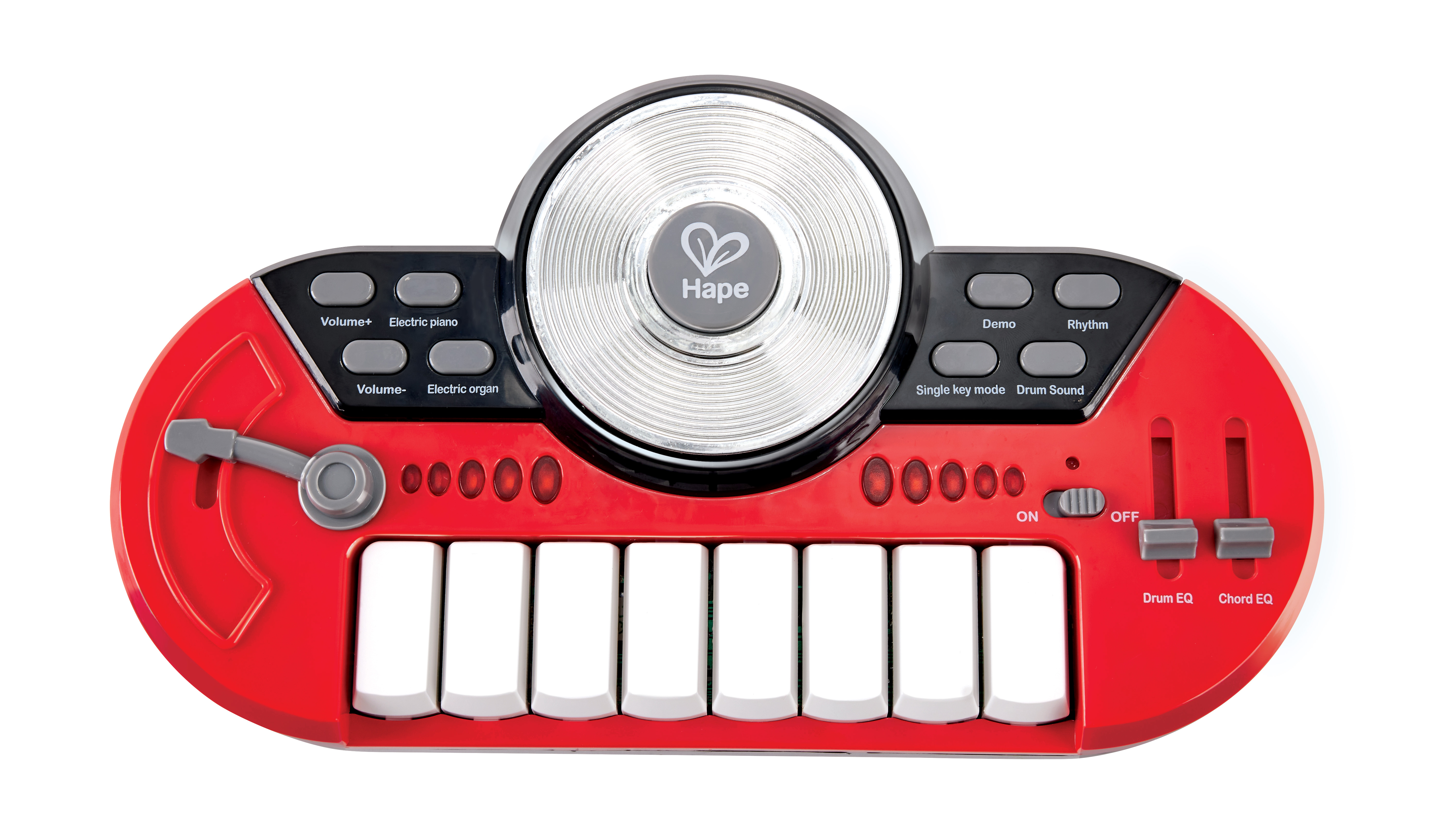 親子共同操作音樂玩具進行互動遊戲增進手眼協調