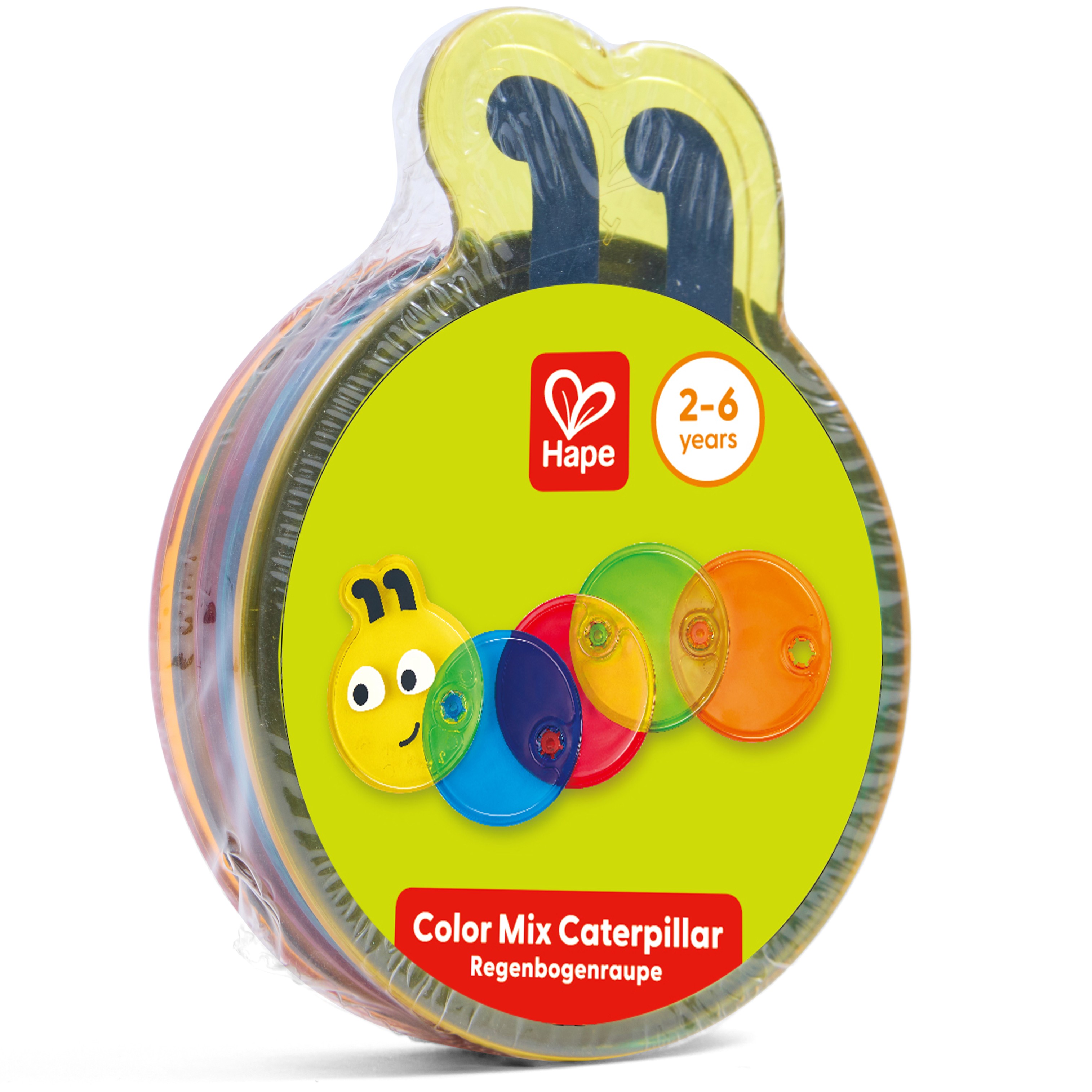 Hape 彩色毛毛蟲 | 蒙特梭利丨感官小偵探丨2-3 歲