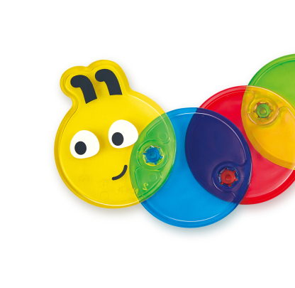 Hape 彩色毛毛蟲 | 蒙特梭利丨感官小偵探丨2-3 歲