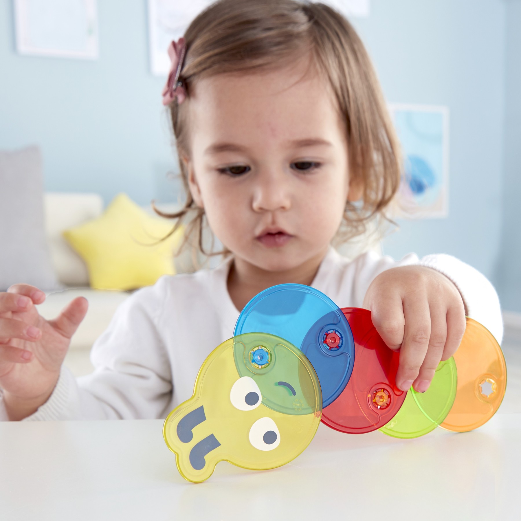 Hape 彩色毛毛蟲 | 蒙特梭利丨感官小偵探丨2-3 歲