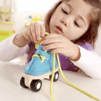 Hape 溜冰鞋穿繩(藍色)丨發展技能丨精細動作丨3-4歲 (new)