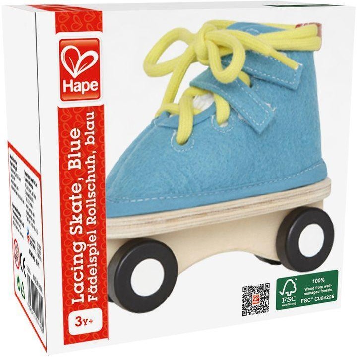 Hape 溜冰鞋穿繩(藍色)丨發展技能丨精細動作丨3-4歲 (new)