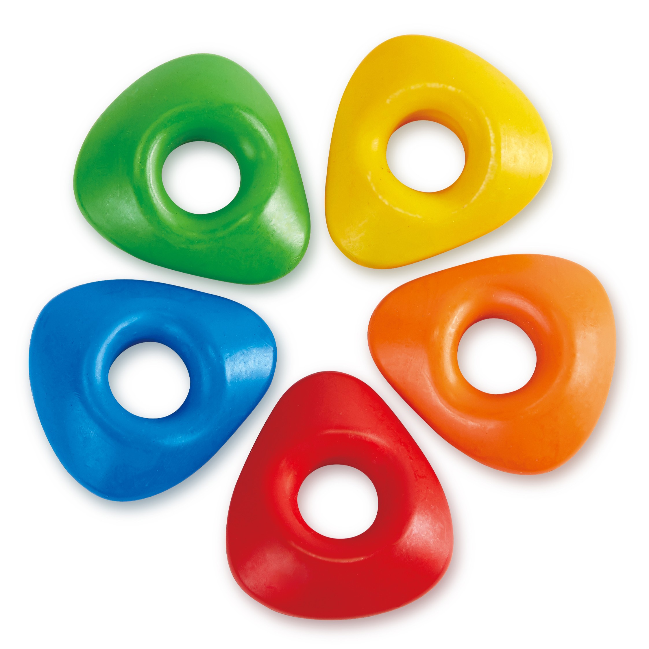 三角形易握設計蠟筆適合幼兒小手抓握進行繪畫創作