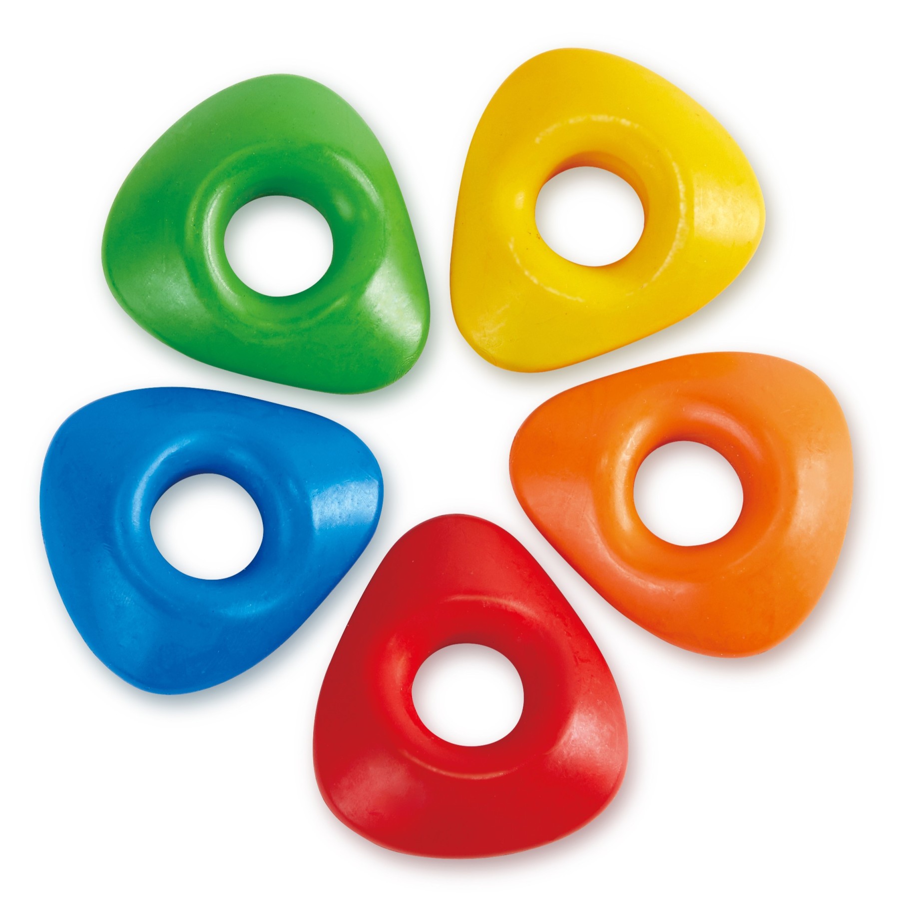 三角形易握設計蠟筆適合幼兒小手抓握進行繪畫創作