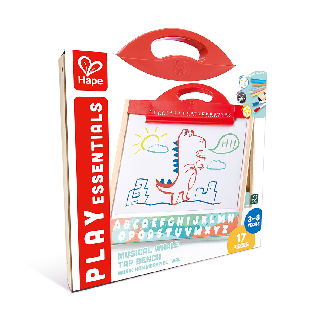 手提式兩用兒童畫板玩具-Hape-Eurekakids