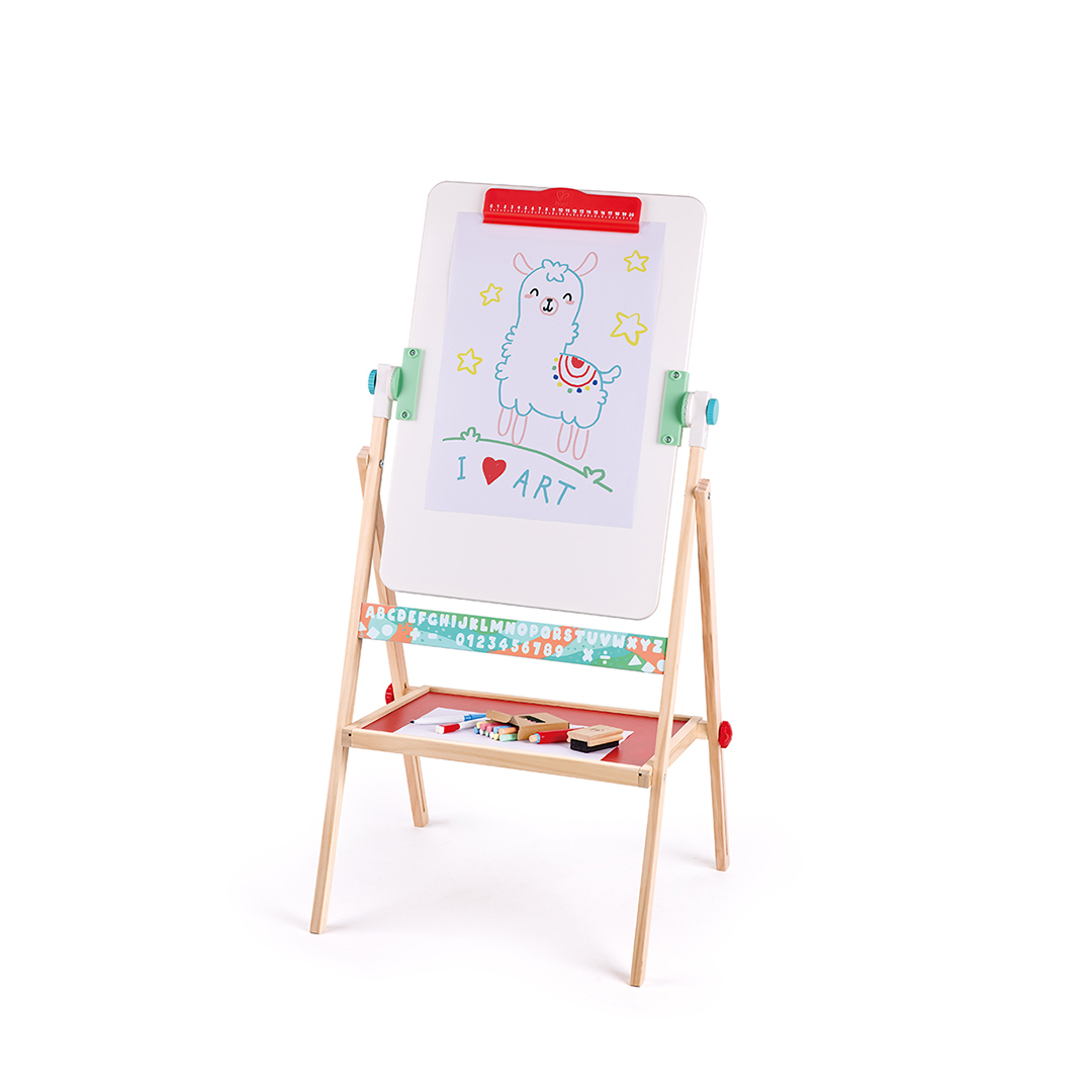 兒童升降畫架雙面畫板-Hape-Eurekakids