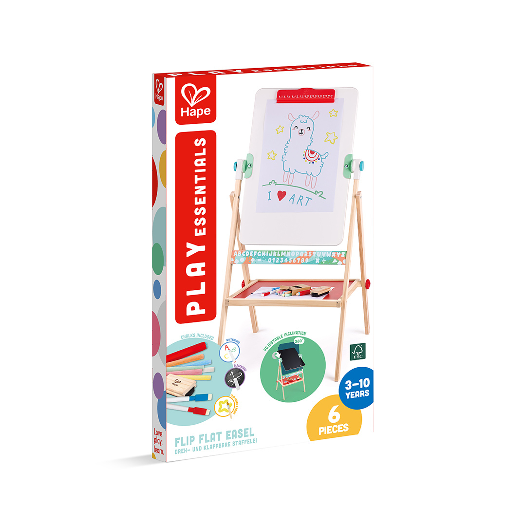 兒童升降畫架雙面畫板-Hape-Eurekakids