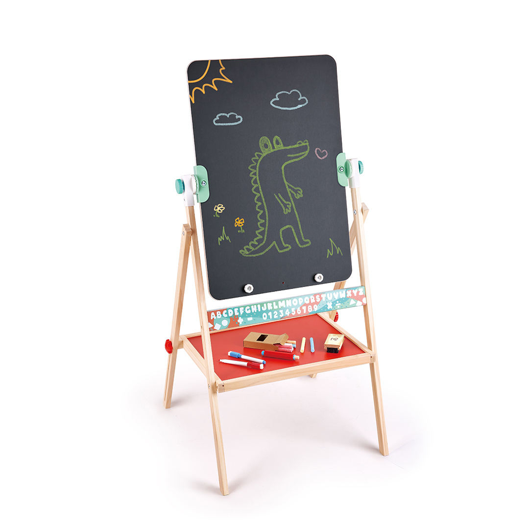 兒童升降畫架雙面畫板-Hape-Eurekakids