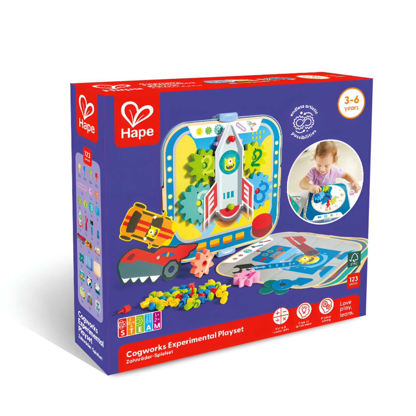 德國Hape品牌兒童玩具，安全無毒材質適合幼兒進行STEM教育活動