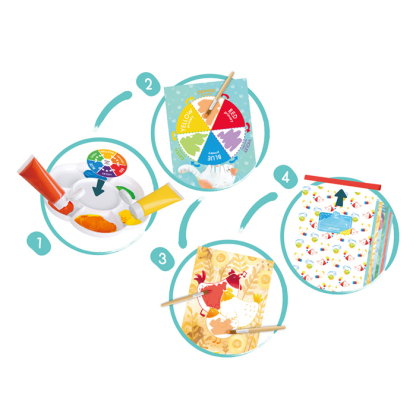 色彩遊戲繪畫套裝-HAPE-Eurekakids