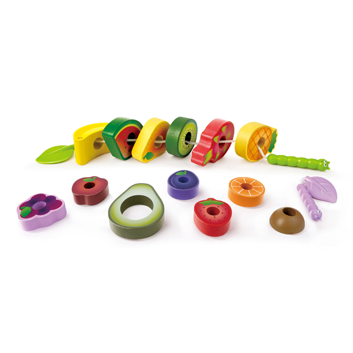 貪吃蟲水果串串樂-HAPE-Eurekakids