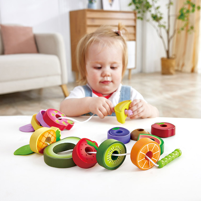 貪吃蟲水果串串樂-HAPE-Eurekakids