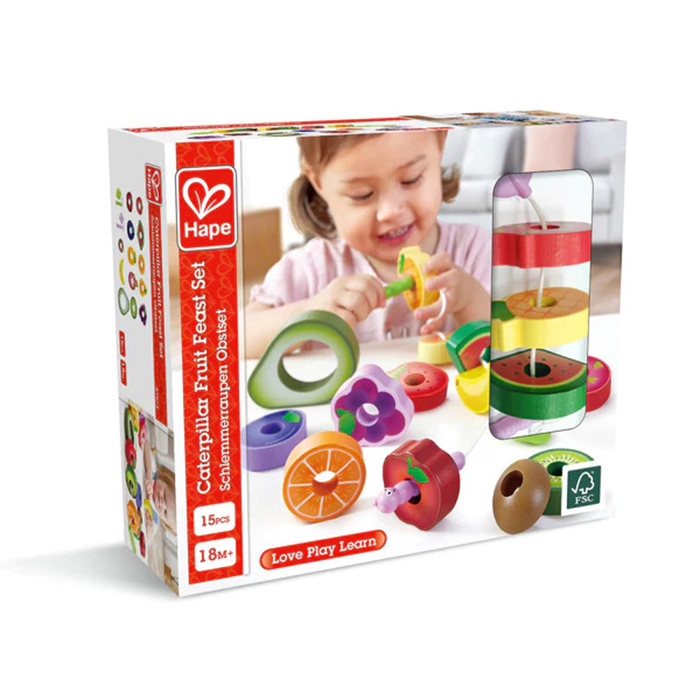 貪吃蟲水果串串樂-HAPE-Eurekakids