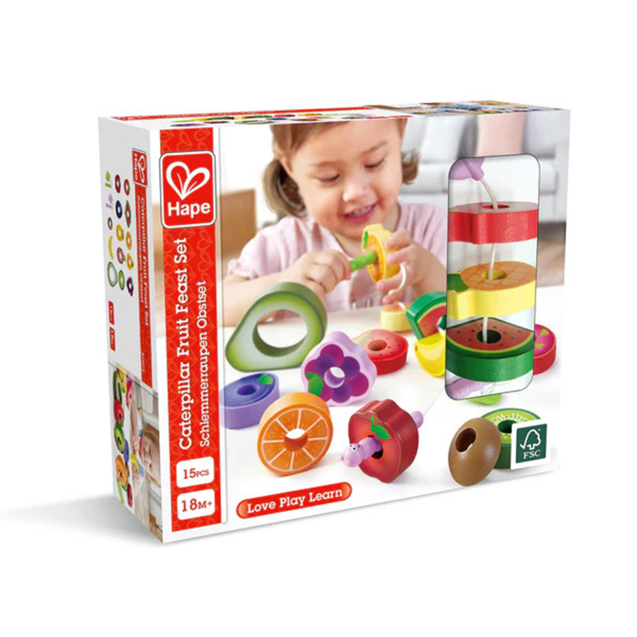 貪吃蟲水果串串樂-HAPE-Eurekakids