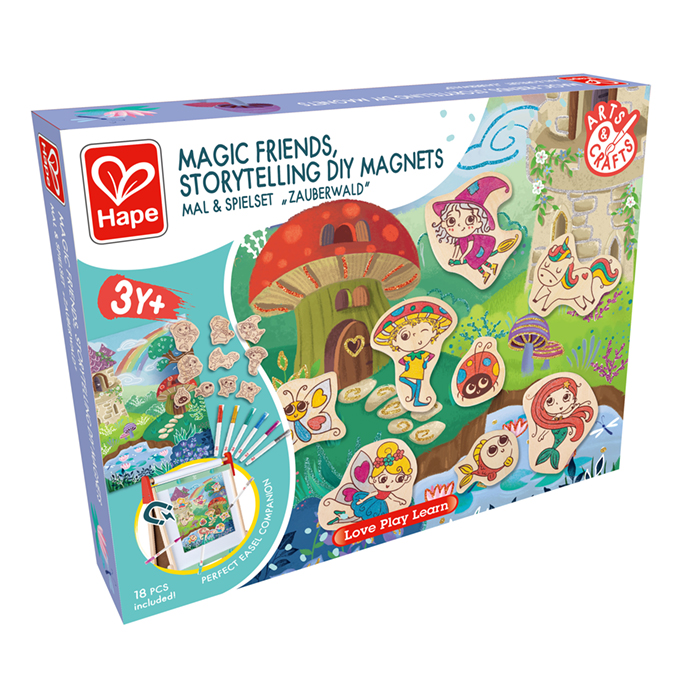 魔法朋友DIY磁石套裝-HAPE-Eurekakids