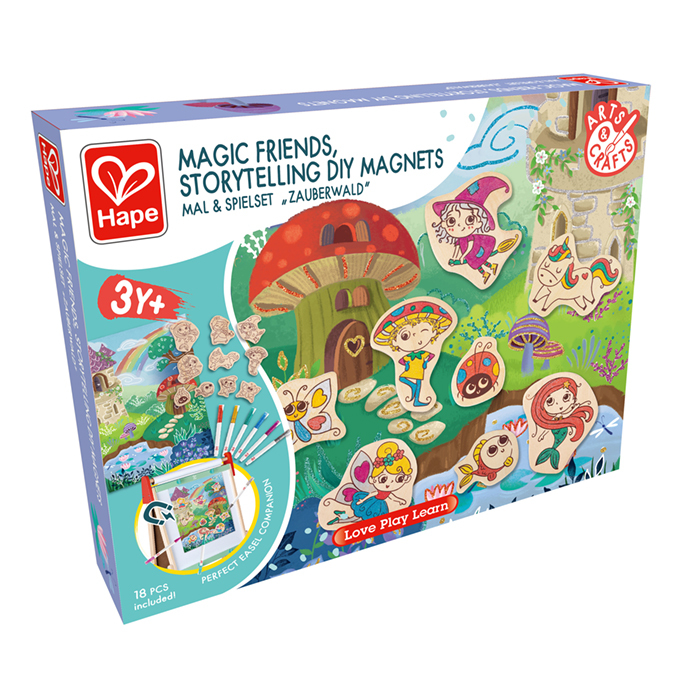 魔法朋友DIY磁石套裝-HAPE-Eurekakids