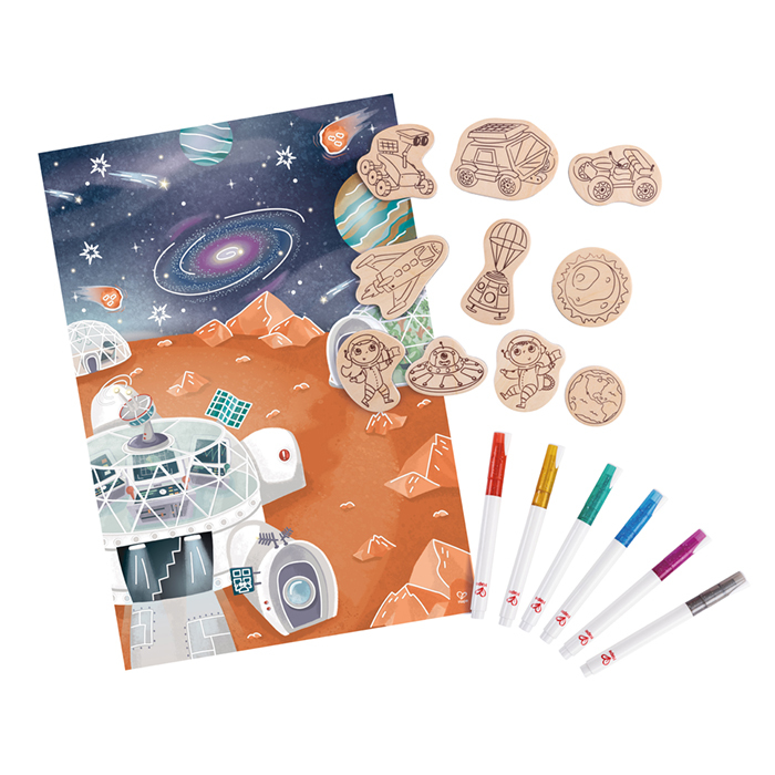 外太空DIY磁石套裝  (STEAM系列)-HAPE-Eurekakids