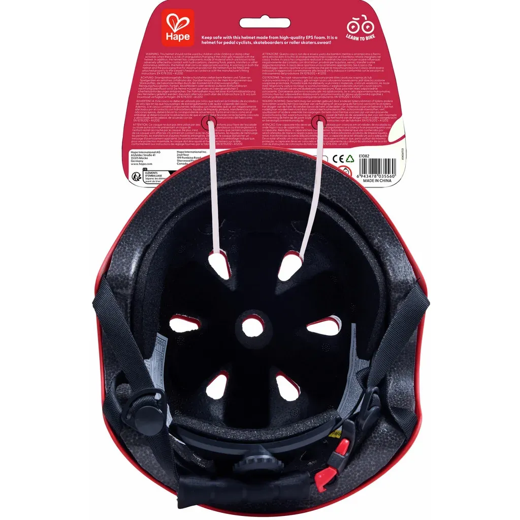 安全帽，紅色-Hape-Eurekakids