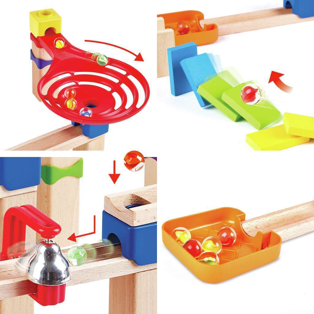 Hape 軌道滾珠遊戲－雙螺旋競速 | STEM 玩具 |  (3-6歲)