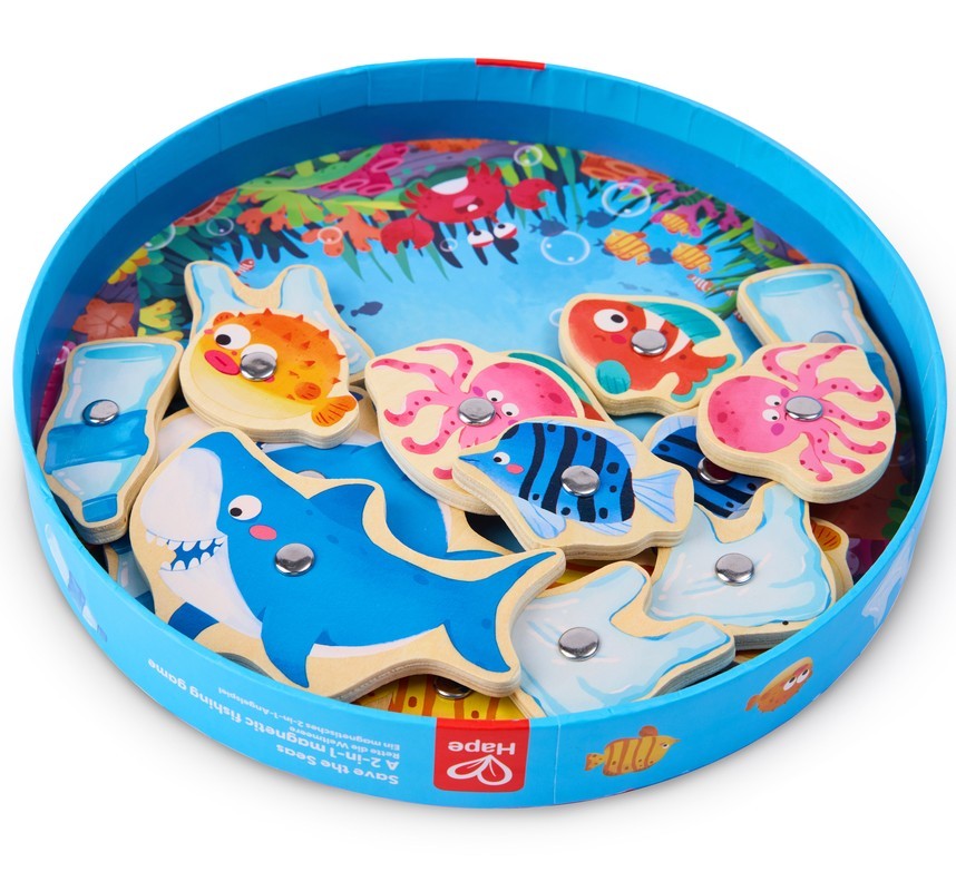 Hape 2合1磁力釣魚遊戲 (2-4 歲)