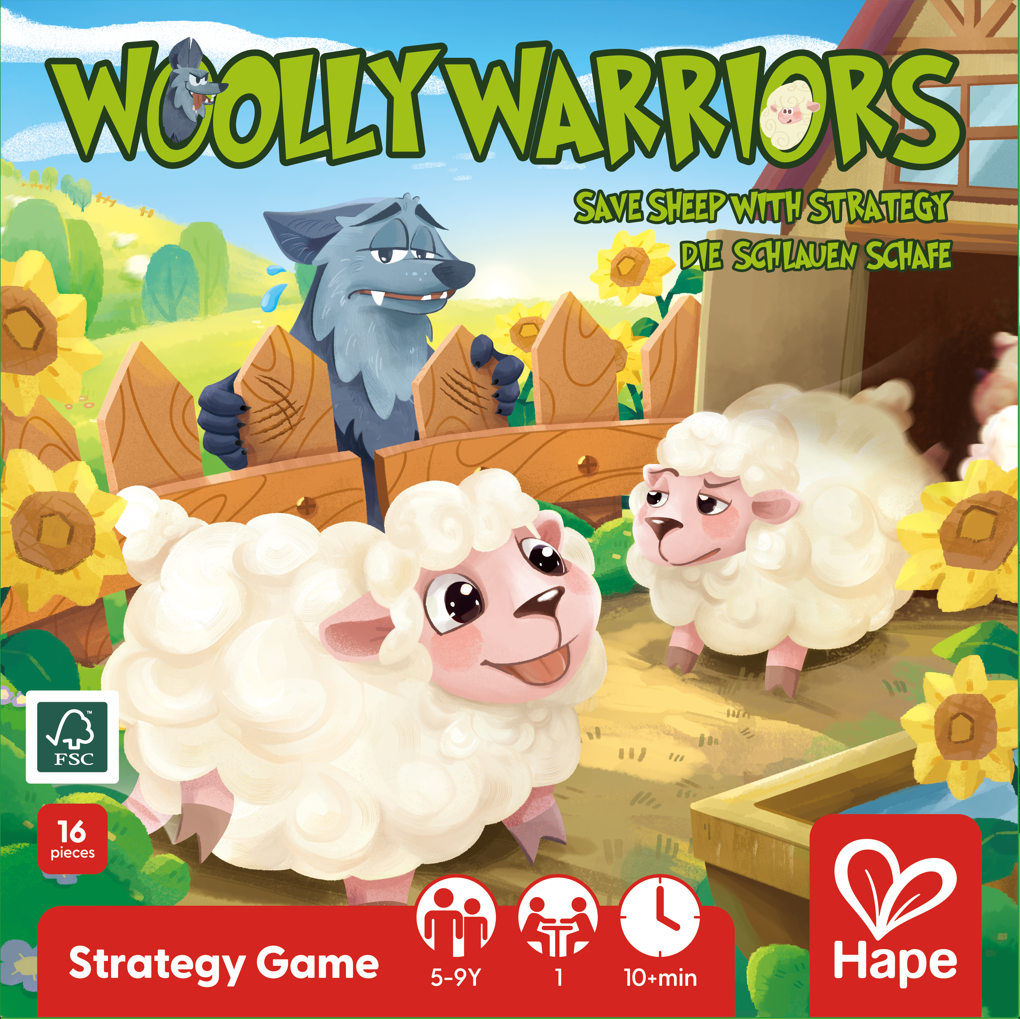 Hape 羊羊保衛戰丨 STEAM 玩具丨 數學小天才丨 5-6 歲