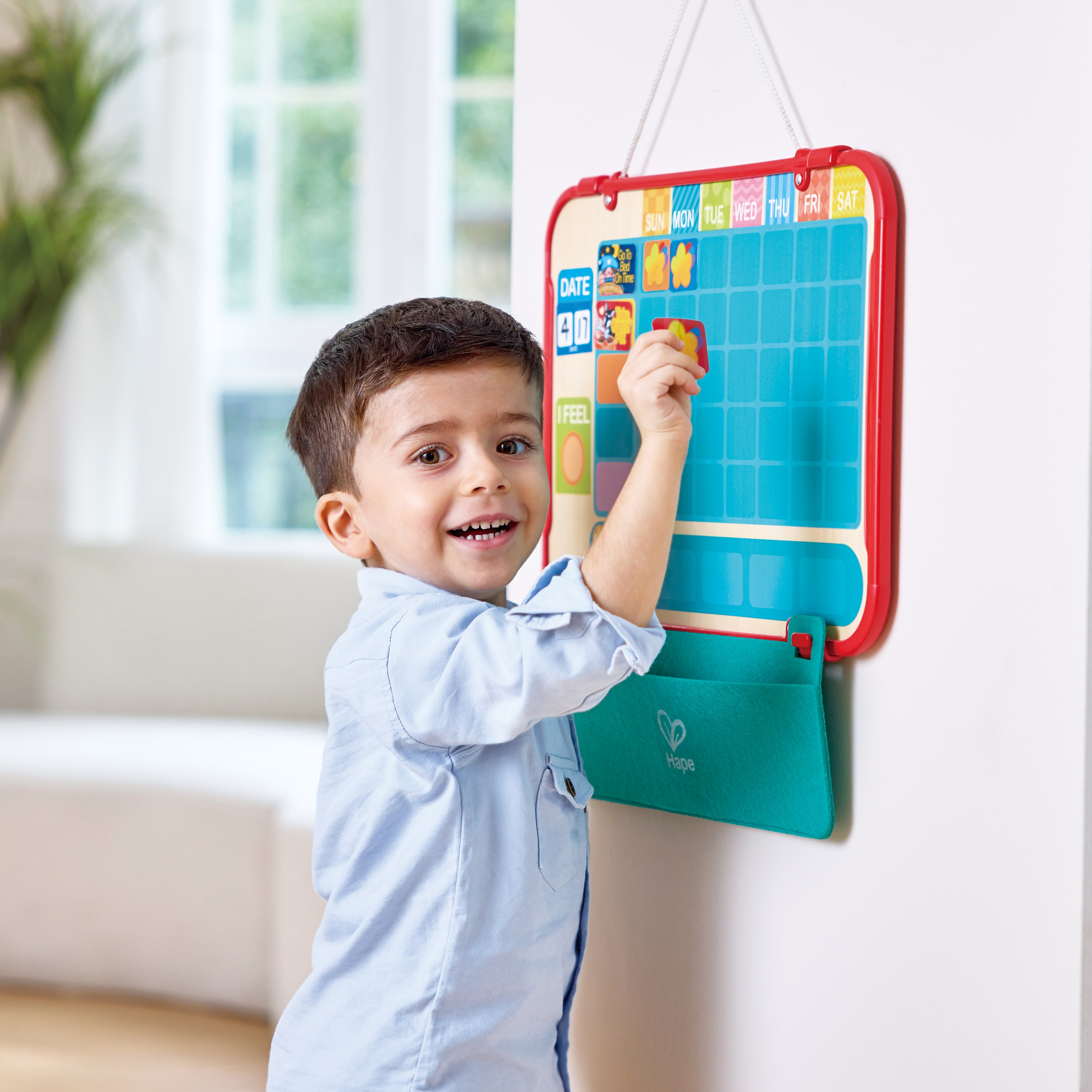 Hape 好習慣小英雄獎勵表 | 蒙特梭利丨自理小達人丨3-6 歲