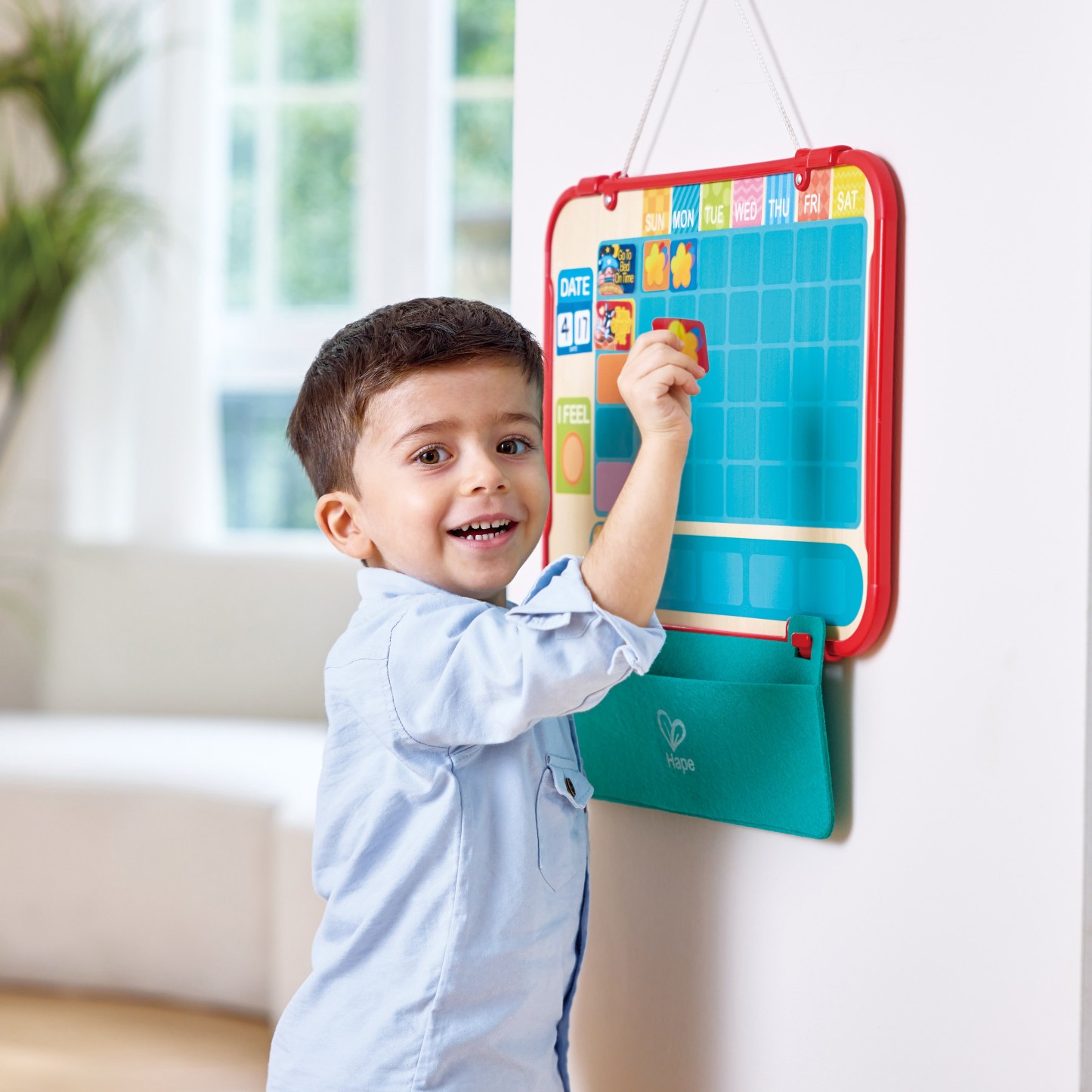 Hape 好習慣小英雄獎勵表 | 蒙特梭利丨自理小達人丨3-6 歲