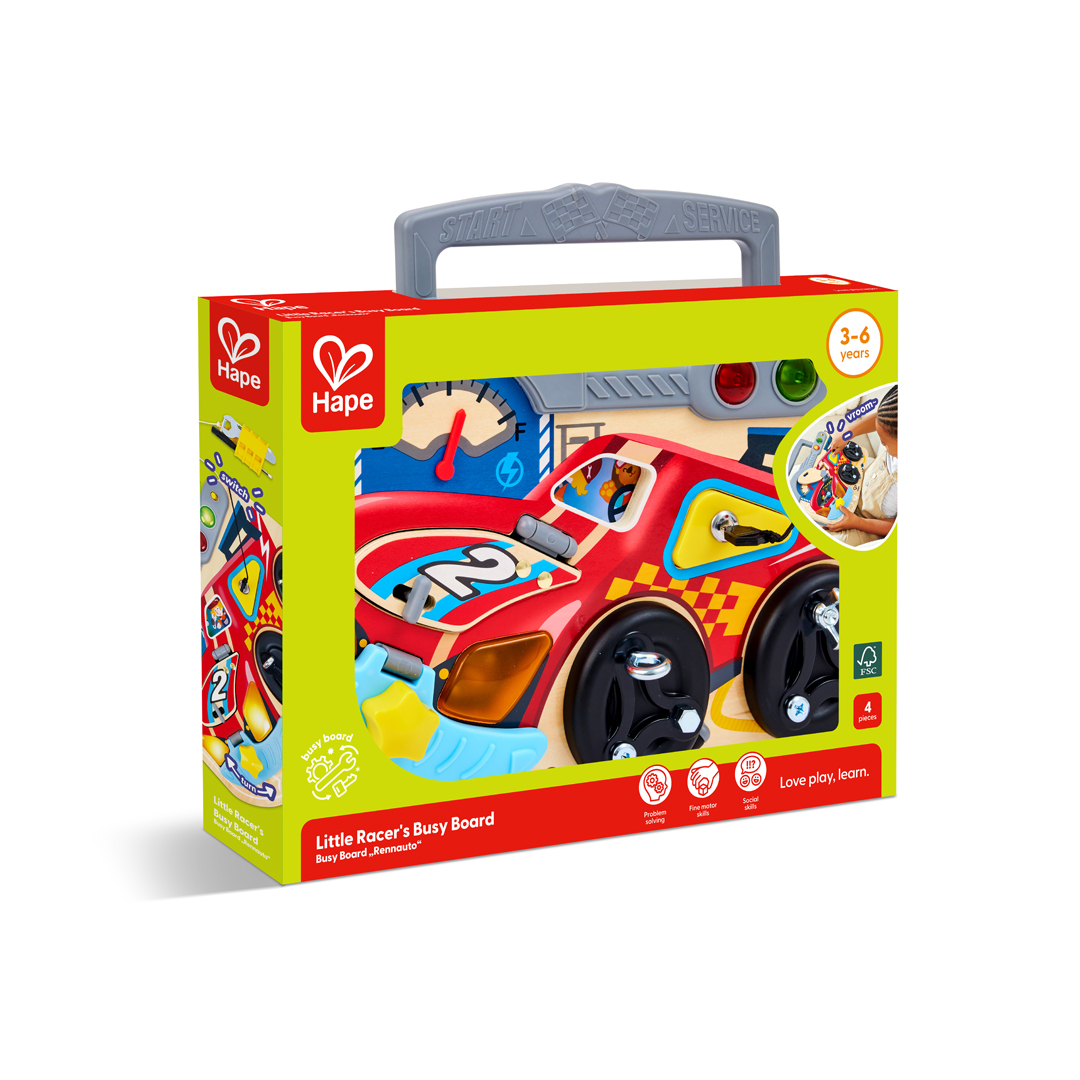 小小賽車手的忙碌板-Hape-Eurekakids