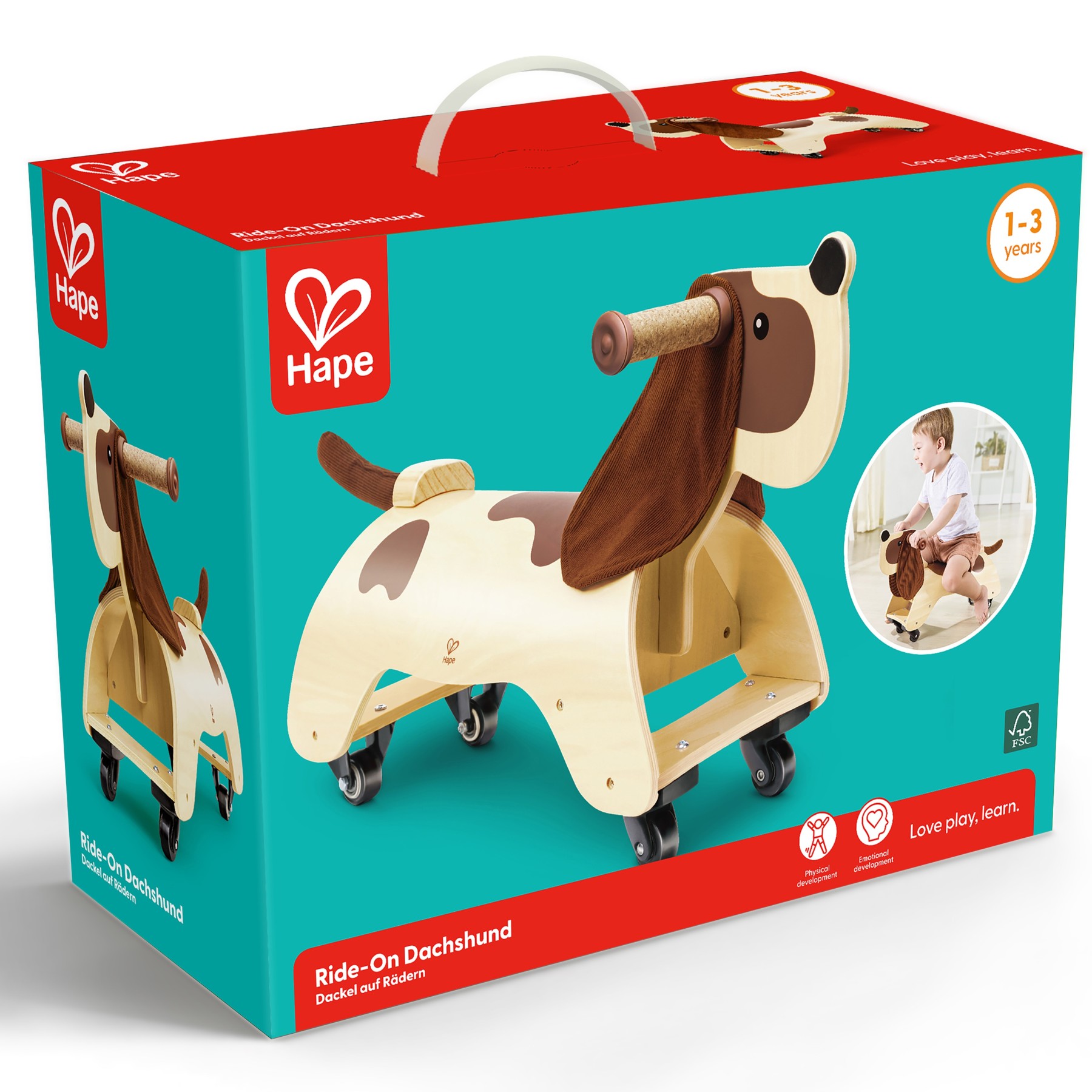 E1205 騎乘臘腸犬丨發展技能丨大肌肉動作 |  1 - 3 歲