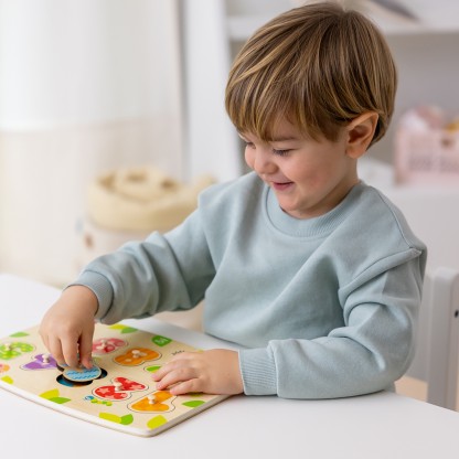 Hape 數字啟蒙小抓手拼圖 | 發展技能丨精細動作丨3-10 歲