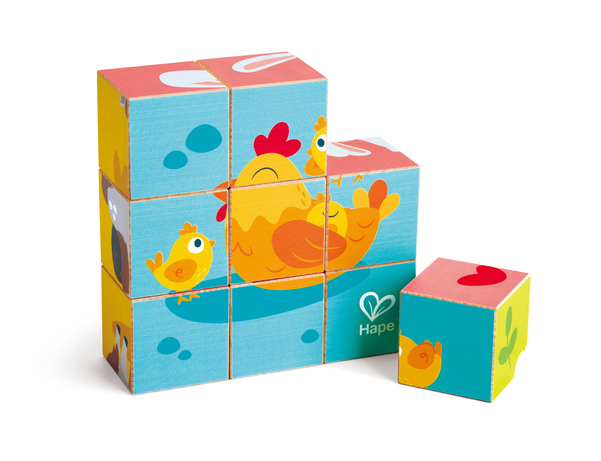 Hape Farm Ainmals Block Puzzle (2 歲到4歲)