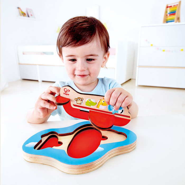 3D飛機拼圖-HAPE-Eurekakids