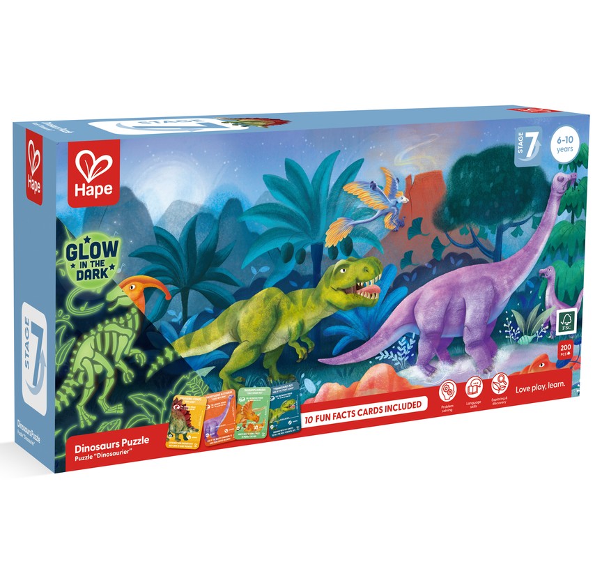 Hape 1.5米長恐龍拼圖 (6-10 歲)