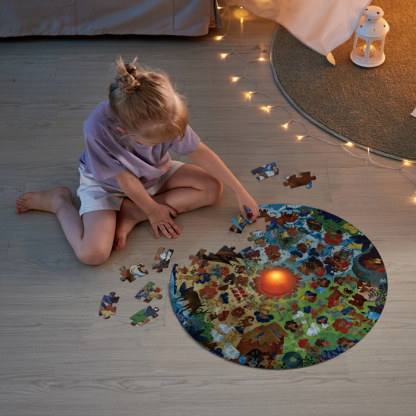 石器時代拼圖(100塊)-HAPE-Eurekakids