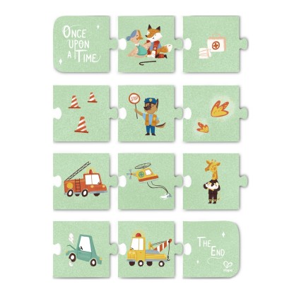 Hape 救援車輛拼圖套裝 (3-6 歲)