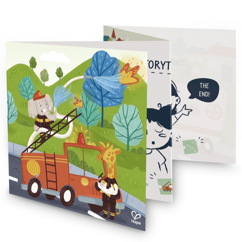 Hape 救援車輛拼圖套裝 (3-6 歲)