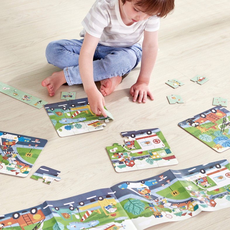 Hape 救援車輛拼圖套裝 (3-6 歲)