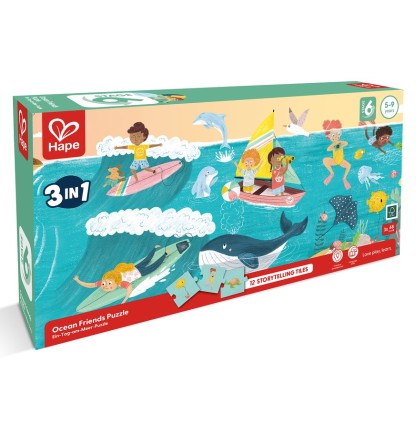 Hape 海洋朋友拼圖套裝 (5-9 歲)