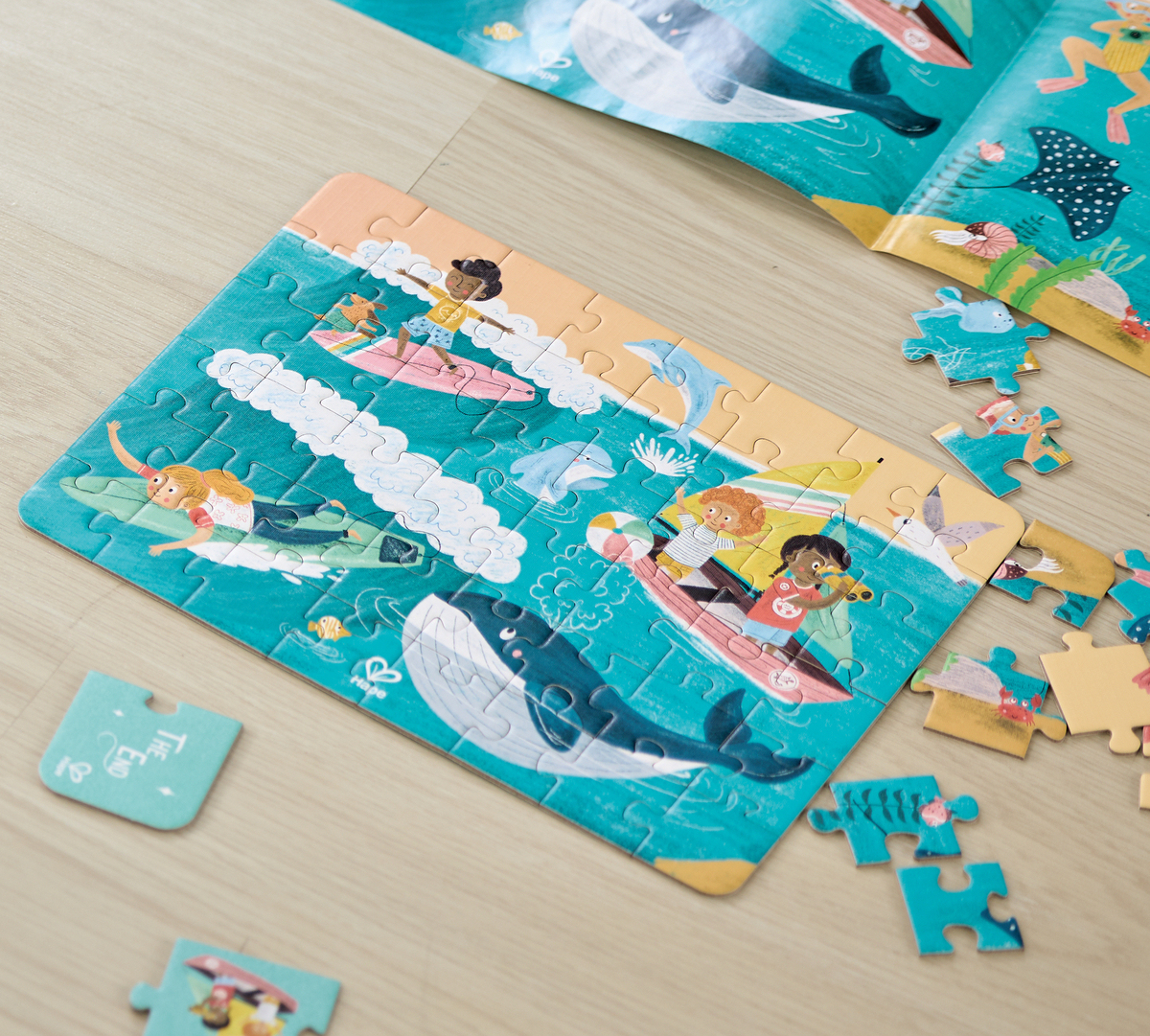 Hape 海洋朋友拼圖套裝 (5-9 歲)